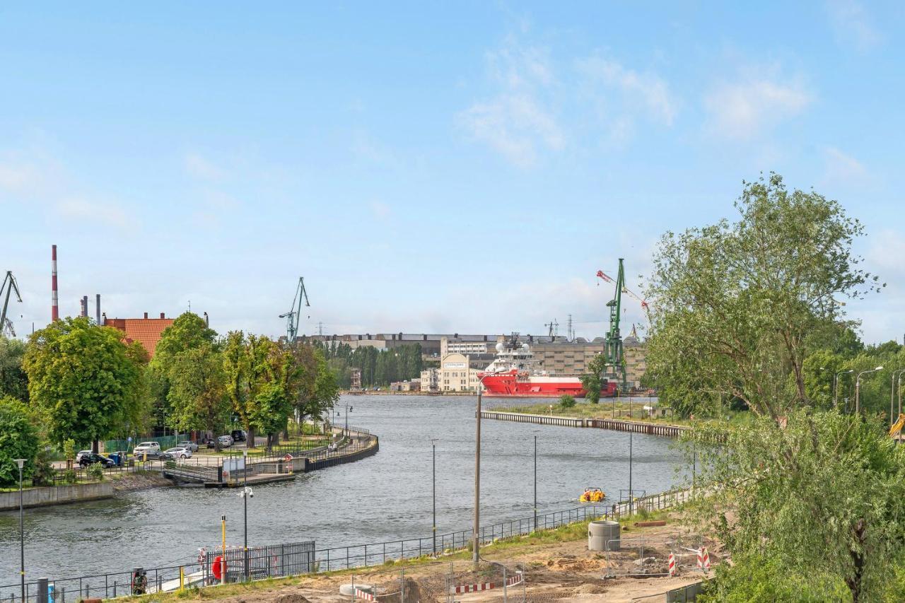 Nadmotlawie Riverside - Gym & Free Parking By Downtown Apartment Danzig